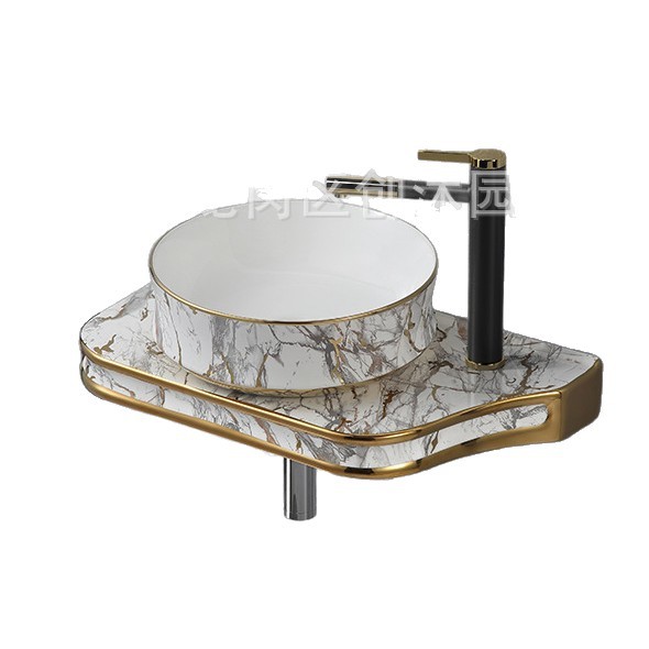 lavabo de cerámica colgante lavabo image 5