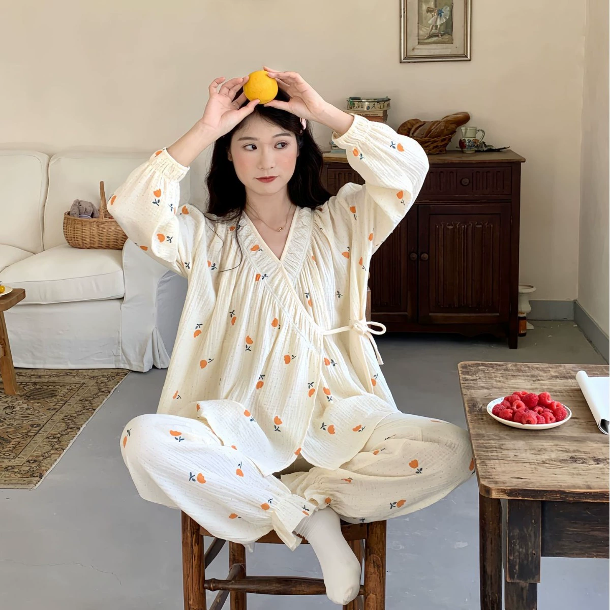 Спот 88160 месяцев одежда осенью и зимой послеродовой хлопок марля для беременных