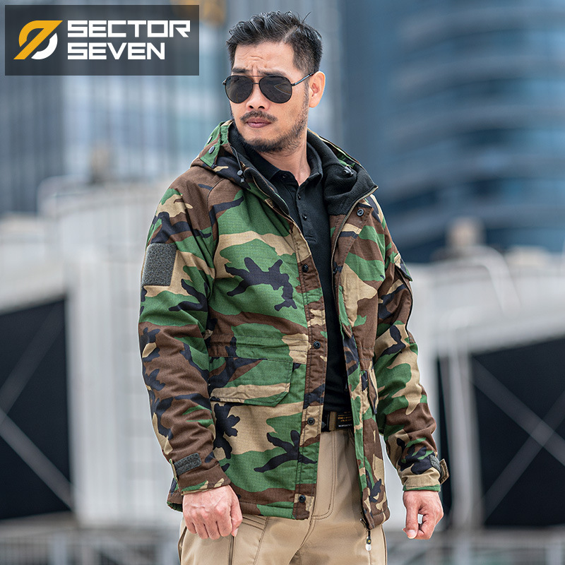 Zone 7 Watcher Tactical Jacket Autumn and Winter Men's Outdoor Field American Military Fan Camouflage G8 Charge Windproof Windbreaker