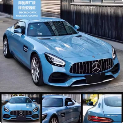 Car Film Pet Base Material Auto Color Change Film - crystal-porcelain-blue-pet-152-17m