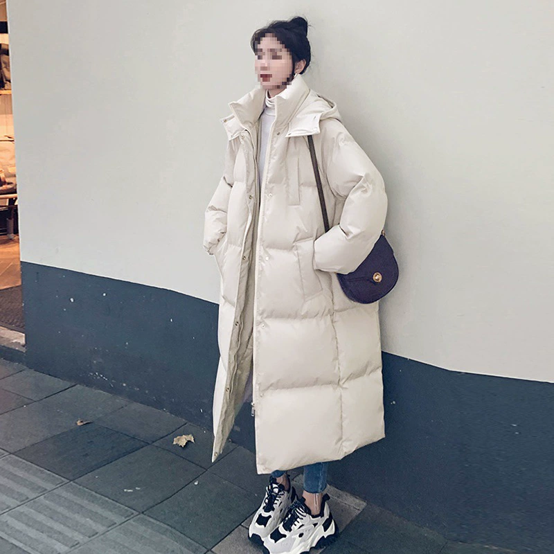 2024 зимняя хлопчатобумажная одежда для женщин среднего и длинного
