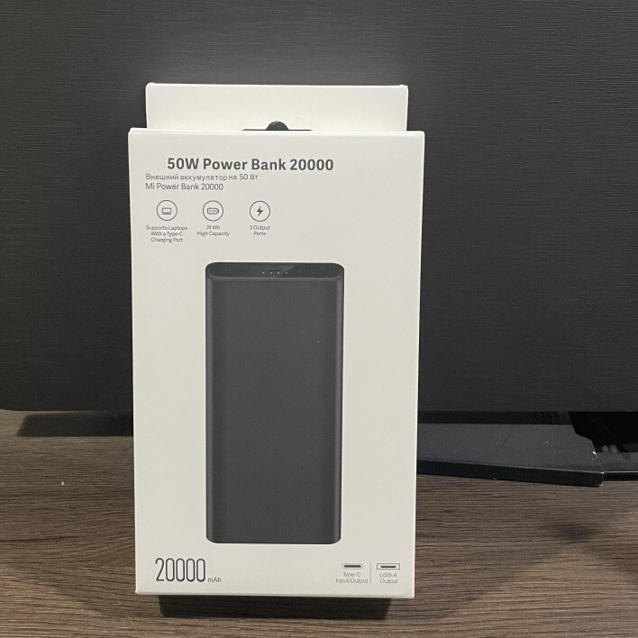 适用英文版小米3代50W闪充版充电宝20000mAh type-c双向快充移动|undefined