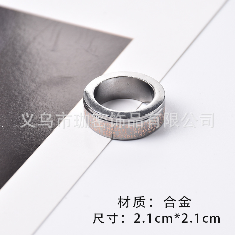 Collar de calle europeo y americano moda masculina hip hop estilo frío todo partido Internet celebridad aleación personalidad moda femenina ins suéter cadena colgante