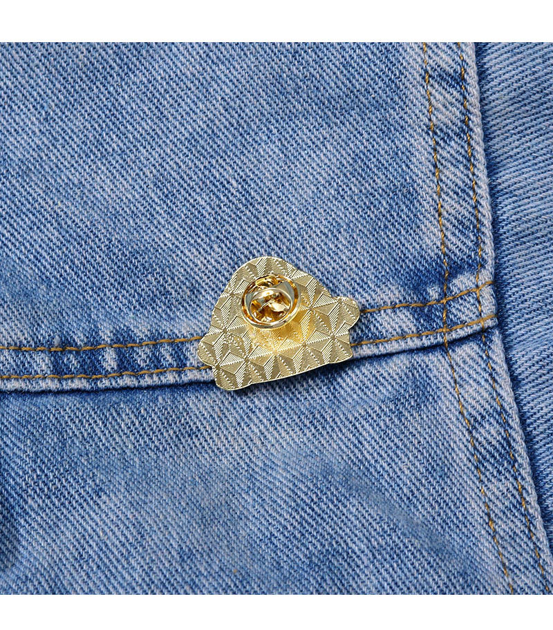 Enamel Design Cartoon Style Cute Pin Potatoes Alloy Enamel Unisex Brooches