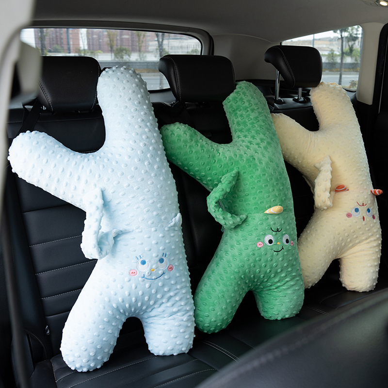 Verano almohada de seda de hielo para dormir niñas dormitorio de estudiantes dormitorio almohada de pierna para niños almohada de tira larga