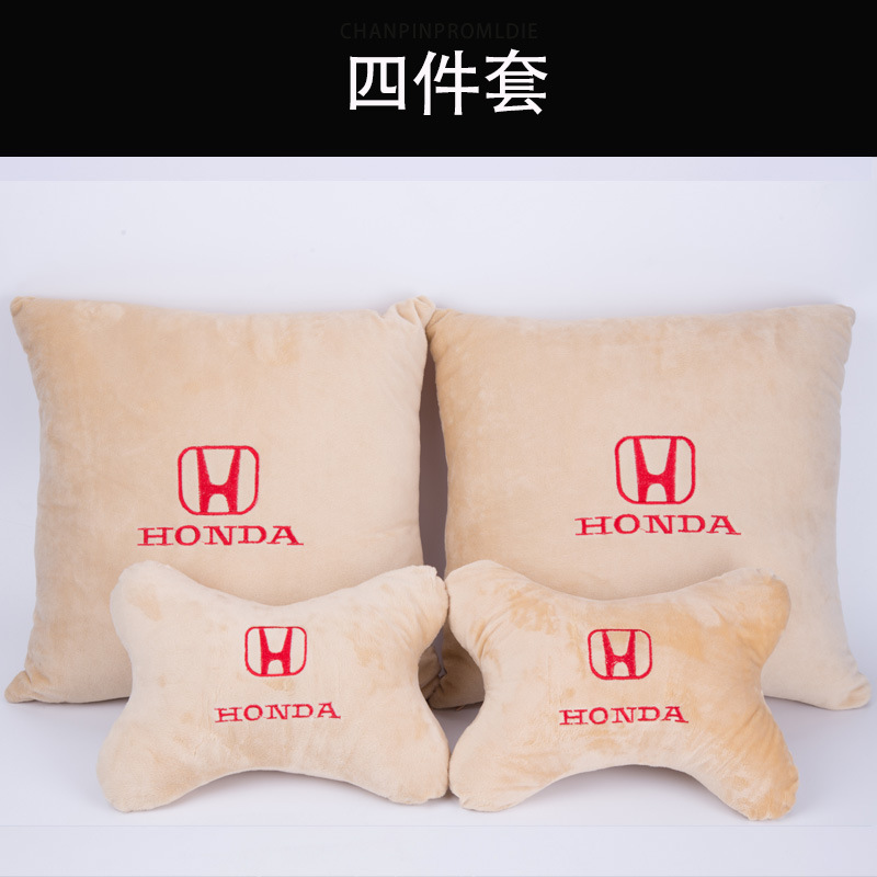 車用ヘッドレスト枕4点セット、ネックピロー2個、車用腰椎サポート、ロゴ入り卸売ヘッドレスト＆腰椎サポートクッション|undefined