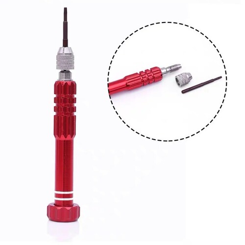 Five-in-one aluminum alloy screwdriver set Apple Android phone repair and disassembly tool S2 screwdriver multi-function