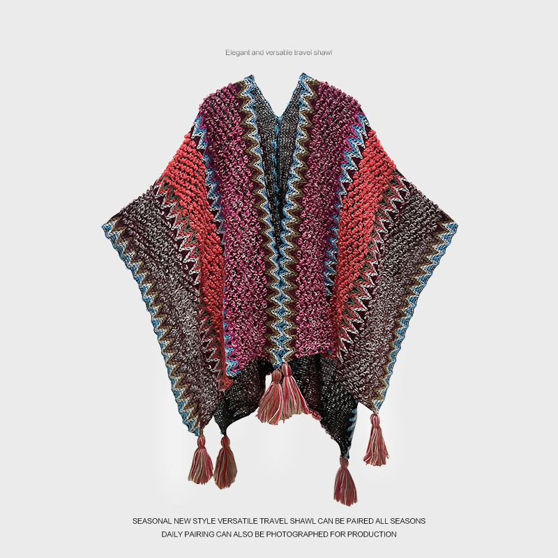 Ethnic trench coat