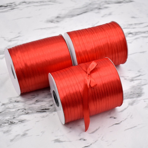 Big red webbing ribbon 0.3-3.8cm large roll ribbon gift packaging ribbon diy accessories polyester