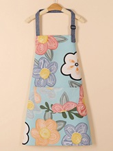 2024新款洋气围裙女棉麻帆布料家用厨房漂亮高颜值夏季天薄款
