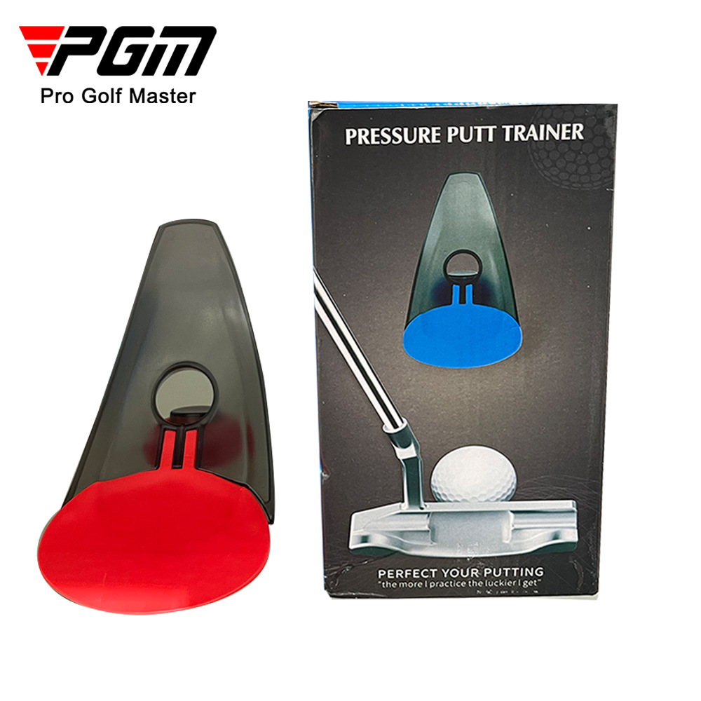 Cốc lỗ golf gập PGM tự động trả bóng, kích thước 13.5x10.7x20 cm — Màu xanh lam