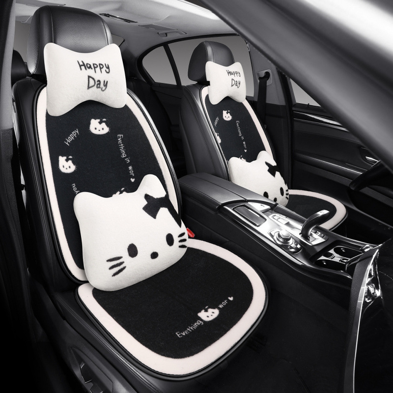 Plush winter cartoon seat