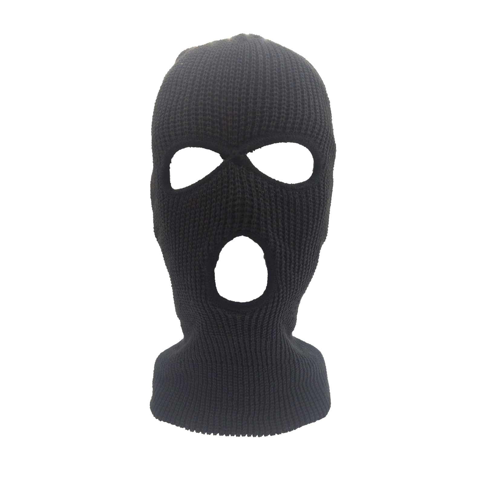 Europa y América Amazon poliéster lingote de punto de tres agujeros de punto jersey sombrero de los hombres y las mujeres de rol prop sombrero