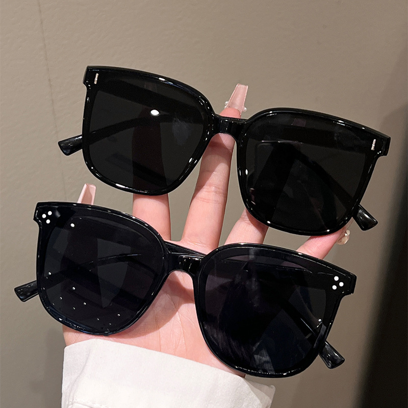 Schwarze Cat-eye Sonnenbrille Für Damen Mit Blendschutz_voghion.com