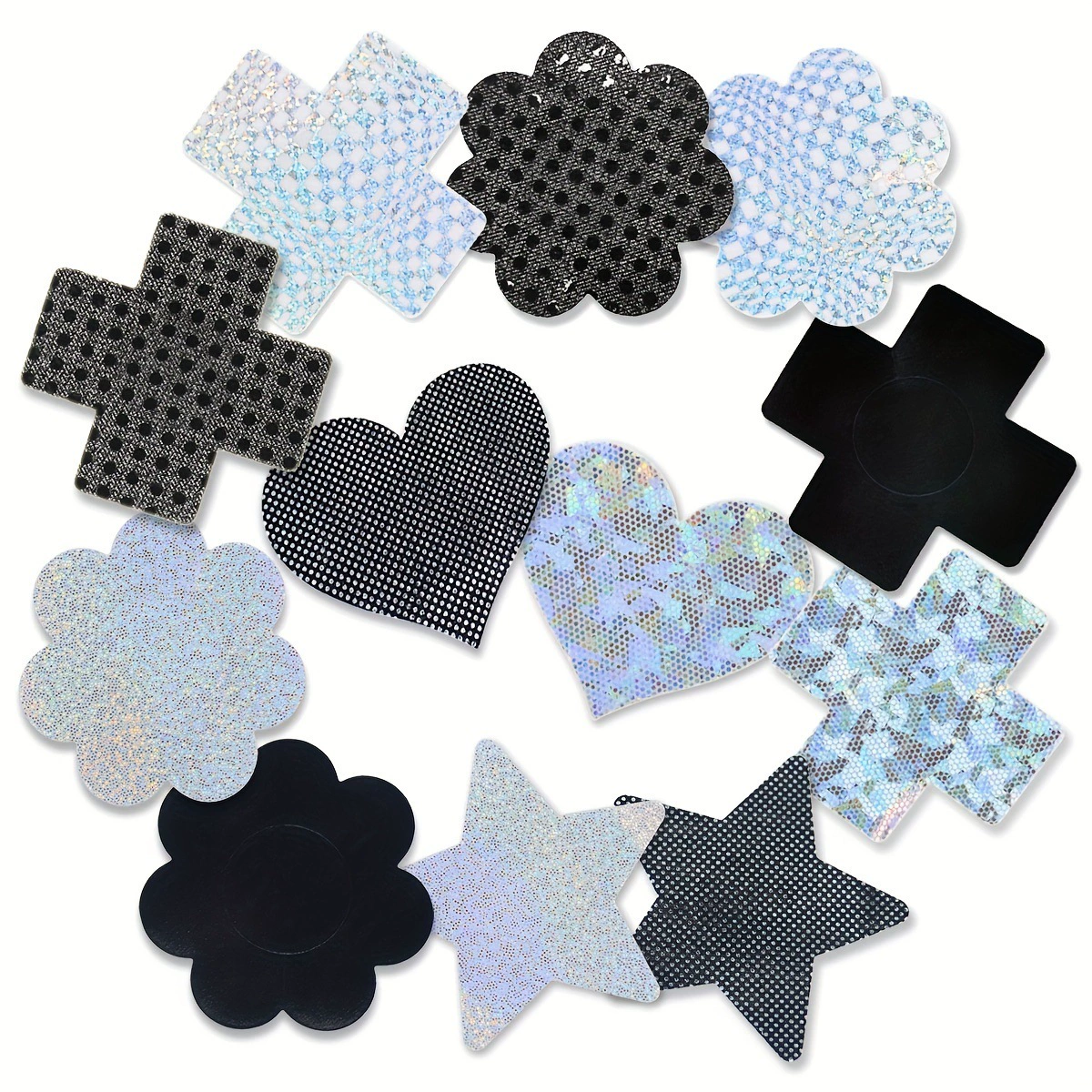 2025 новый трансграничный европейский и американский набор одноразовых самоклеящихся пластырей для сосков, 12 пар одноразовых пластырей для сосков