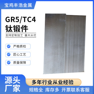 Ta10Tc4Tc11 Titanium Square Astm B348 Titanium Forging Block Titanium Block for Aircraft Parts and Chemical Industry with Purity 99