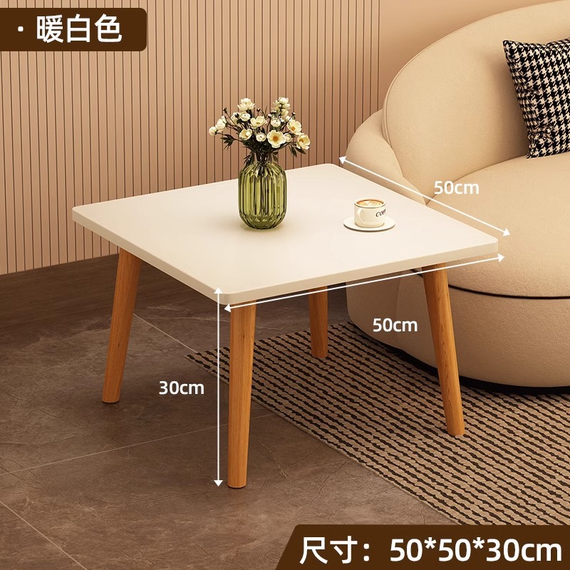 [단층 원목] 웜화이트 50*50*30 (고급판)