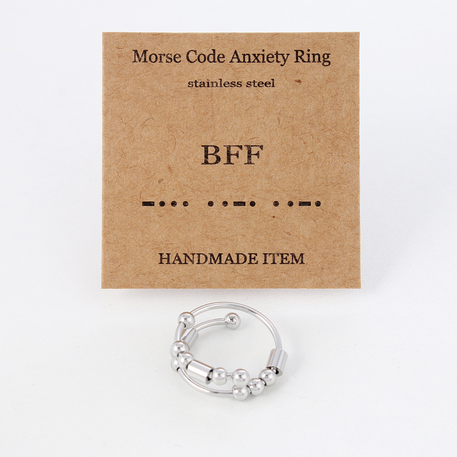 Fashion Geometric Stainless Steel Rings 1 Piece