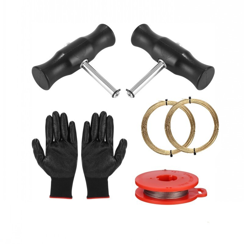 Car Windshield Tool Hand-Pulled Wire Rope Saw-Type Disassembly Puller Car Glass Threader Car Windshield Tool Hand-Pulled Wire Rope Saw-Type Disassembly Puller Car Glass Threader