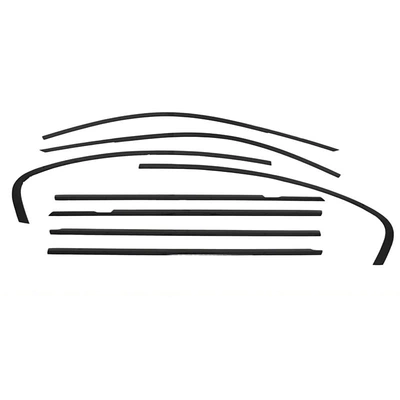 2018-2023 Bmw 5 Series G30 Window Trim Bmw 5 Series Black Window Trim (Şüşə kənarı xromları/moldingləri) - 2018-2023-bmw-5-series-short-wheelbase-g30-window-trim-glossy-black