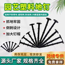 防草布地钉遮阳网除草布防虫网地钉批发大棚温室园艺地布固定地钉