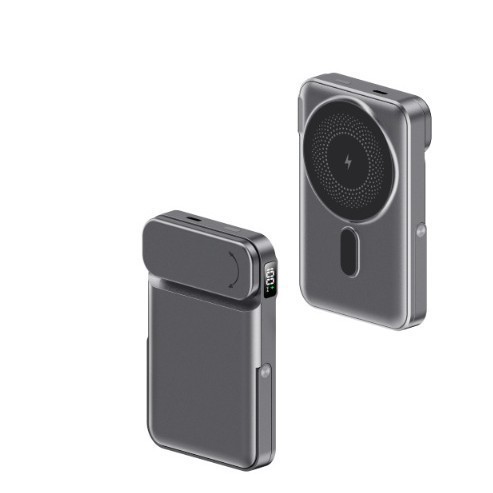 スリーインワンスタンド磁気ワイヤレスパワーバンク PD20W 超高速充電 10000 mAh 充電時計モバイル電源|undefined