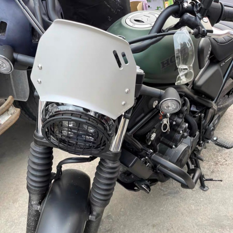 Suitable for Honda Cl300 Cl500 Cm300 Cm500 Hood Deflector Aluminum Alloy Small Windshield Front Windshield