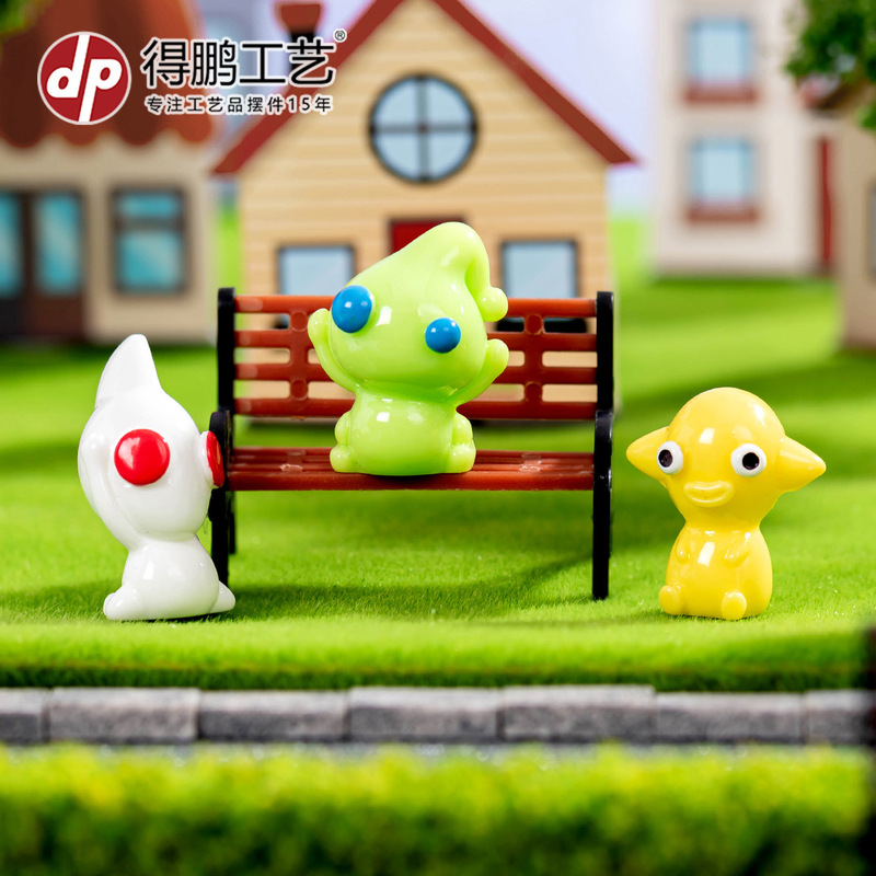微景观创意可爱奇怪小精灵公仔diy装饰品盲袋配件桌面汽车小摆件|undefined