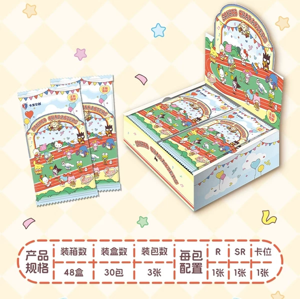 4-pack Sanrio карточки, 1 коробка