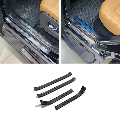 Dekorativ pedal başlıqları Chery Icar V27 Threshold Strips - 4-pieces-of-outer-threshold-abs-carbon-fiber-pattern-applicable-to-2026-icar-v27