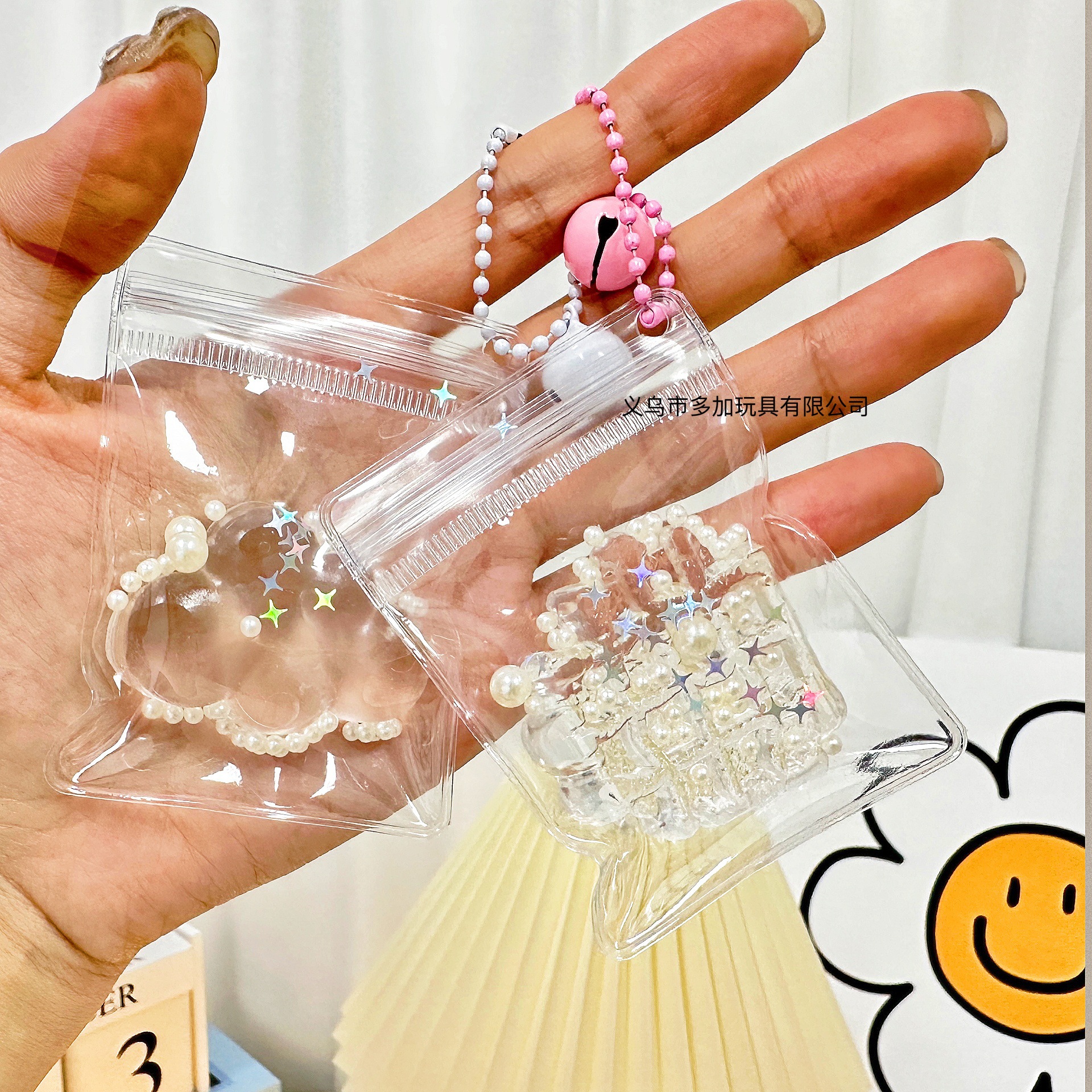 B Le Jia Jia Food Play Colgante pequeño campana nariz pequeña pellizca Le tpr mochila escolar colgante simulación juguetes ventas directas de fábrica