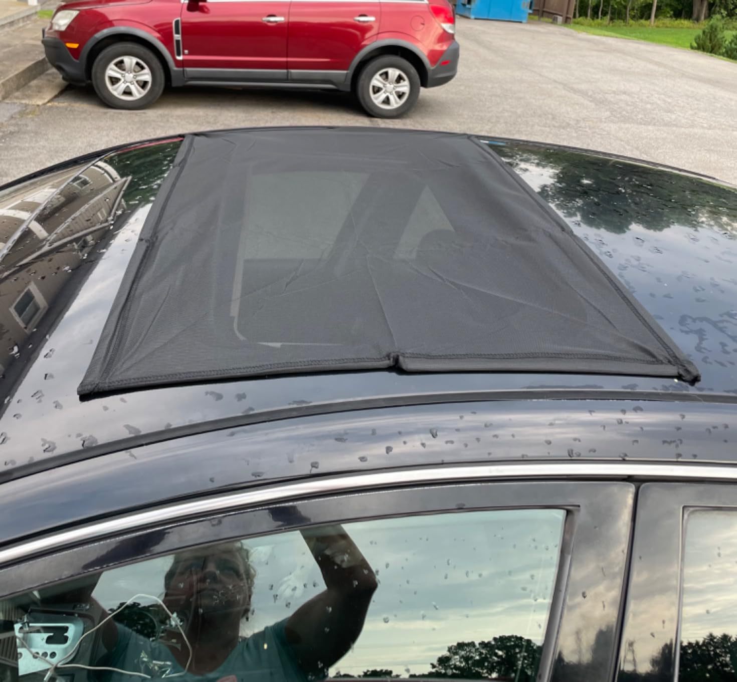 Car Tailgate Sunshade Anti-Mosquito Ventilation Heat-Reducing Tailgate Mosquito Net Car Trunk Magnetic Mesh Screen Window