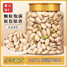 新货特大颗粒开心果袋装坚果批发整箱盐焗原味零食年货炒货含罐重