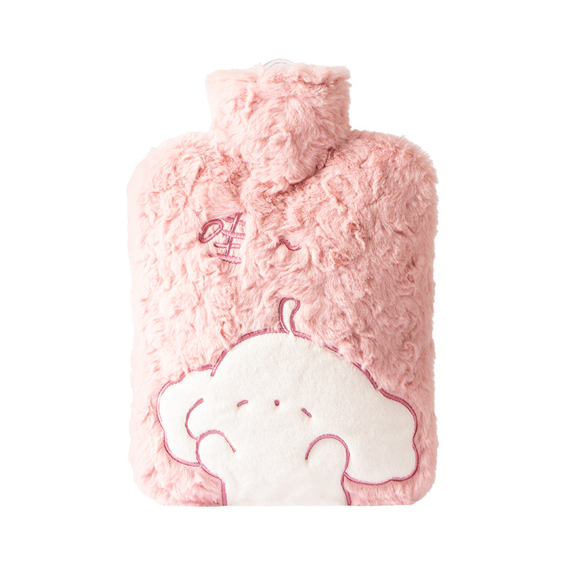 동물 캐릭터 보온 물주머니 1800ml 분리 세탁 커버 PVC 온수 찜질팩