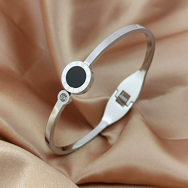 【4012】Roman round bracelet-Silver
