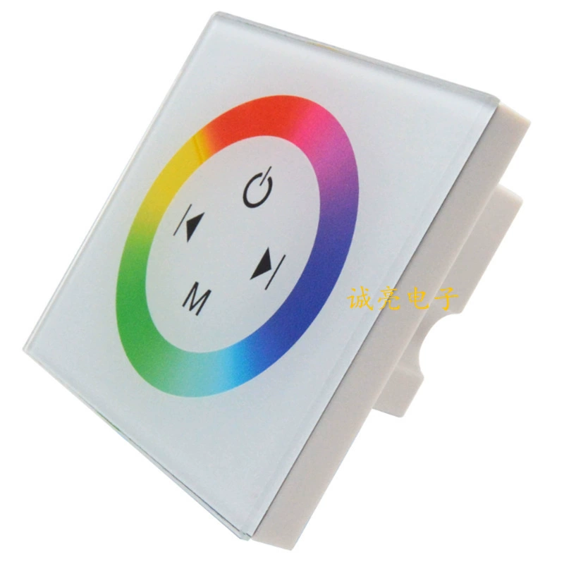Светодиодная лампа сенсорная панель контроллер RGB световая панель панель управления закаленное стекло 86 настенная панель