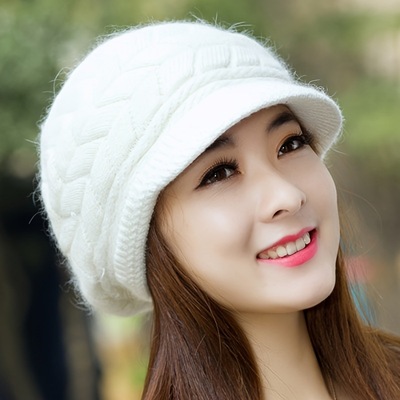 2025 new pattern Cross border On behalf of Ladies fashion knitting peas Korean Edition Stocking cap Cross border On behalf of