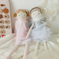 Midnight Blue Dreamy Angel Doll Pillowcase