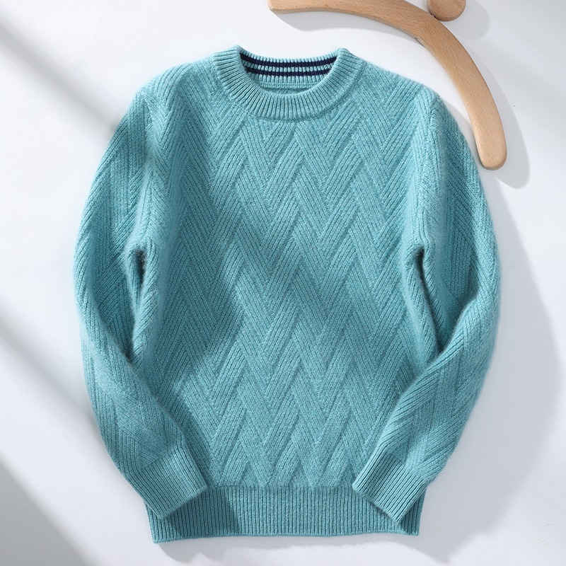 男女の子供のカシミヤのニットのプルオーバーの中の大きい子供のカシミヤの厚い底のウールの上着|undefined