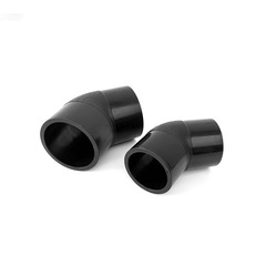 Connect PE to 45-degree elbow 63-800 equal diameter elbows, new material PE pipes and fittings, HDPE water supply pipe components