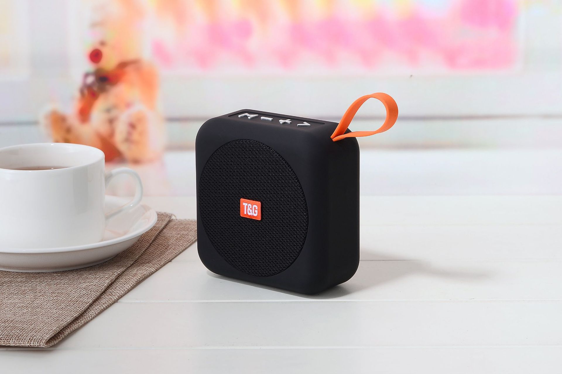 TG505 altavoces Bluetooth cuadrados portátiles al aire libre tela de tela impermeable mini altavoz subwoofer