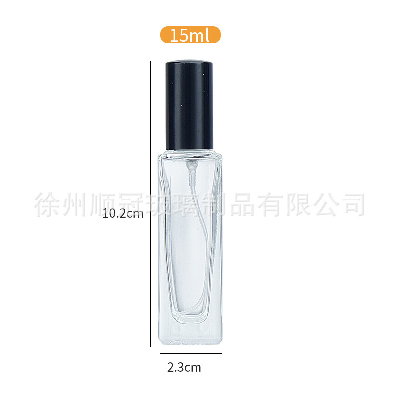 5ml玻璃香水小样瓶化妆品喷雾瓶10ml螺口香水瓶方形香水分装瓶|undefined