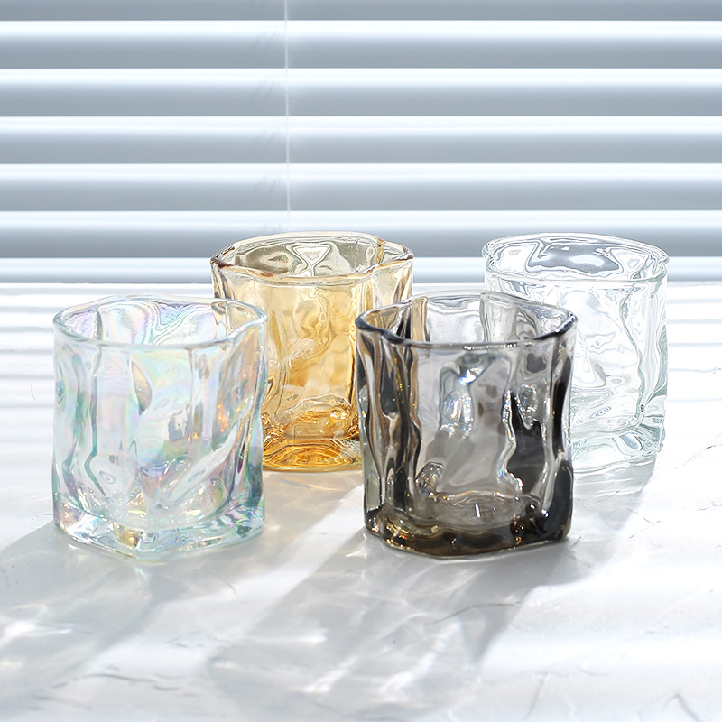 good-looking shaped twizz mug colorful whiskey shot glass thick beer steins twisted internet celebrity high quality glass water cup