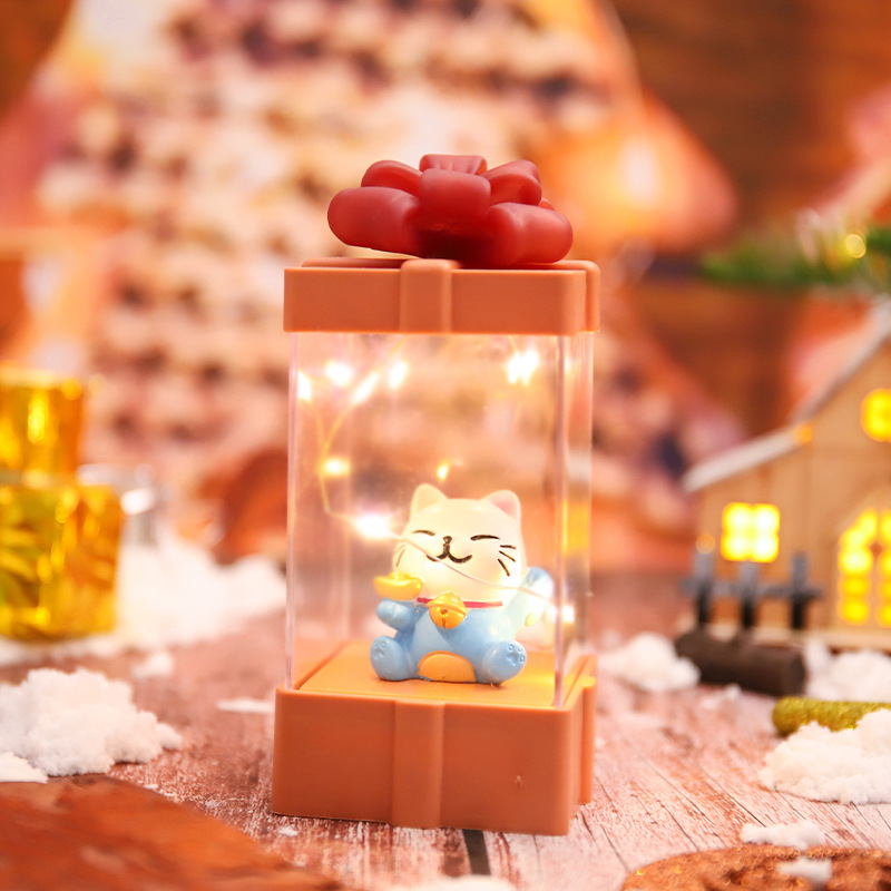 1025 블루 럭키 캣