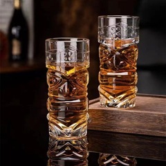 Crystal Glass Large Bar Tiki Cup TIKI European Hawaiian Cocktail Cup Ghost Face Beer Cup