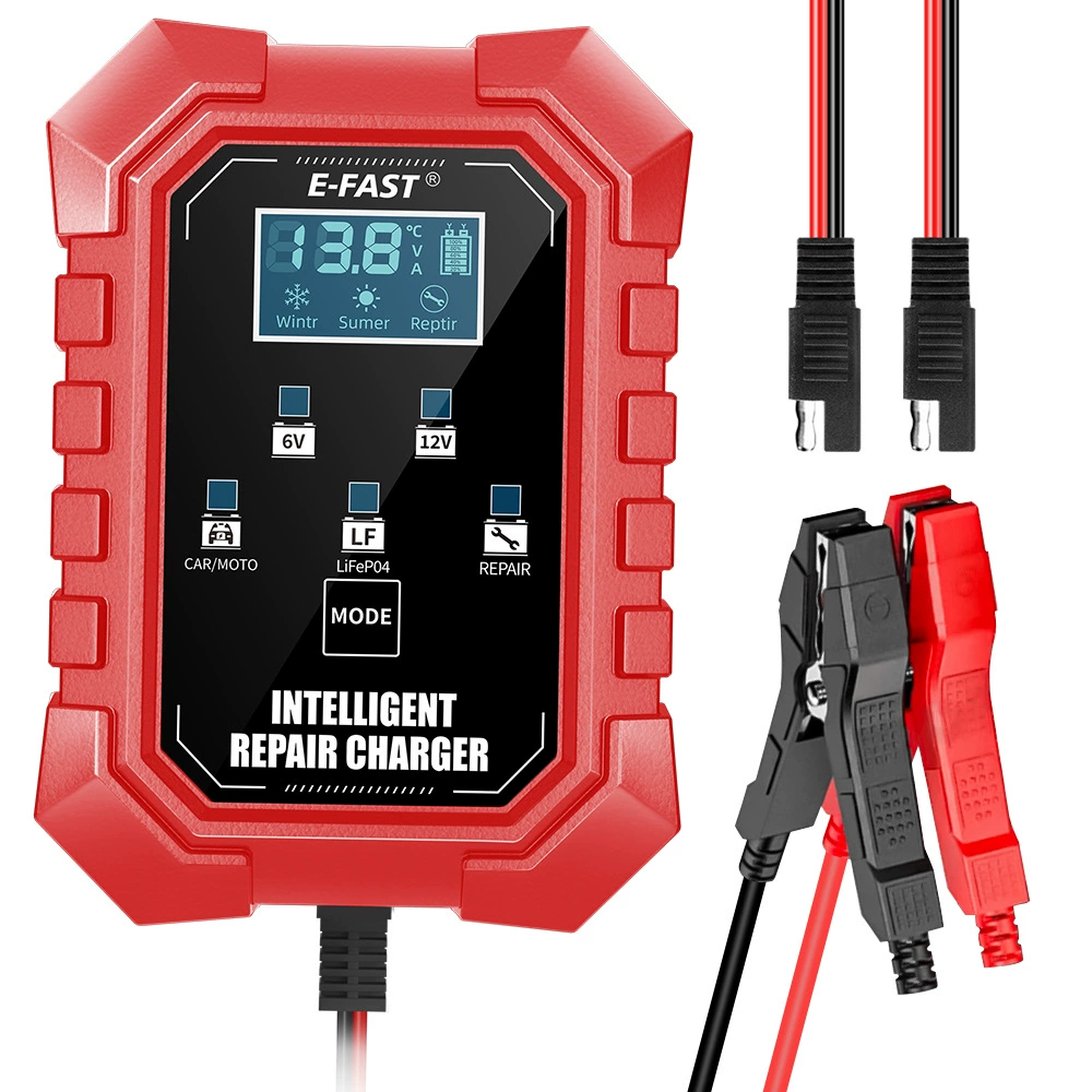 12V6A 1.5A настенное интеллектуальное зарядное устройство для автомобиля мотоцикл аккумулятор двойной выход напряжения