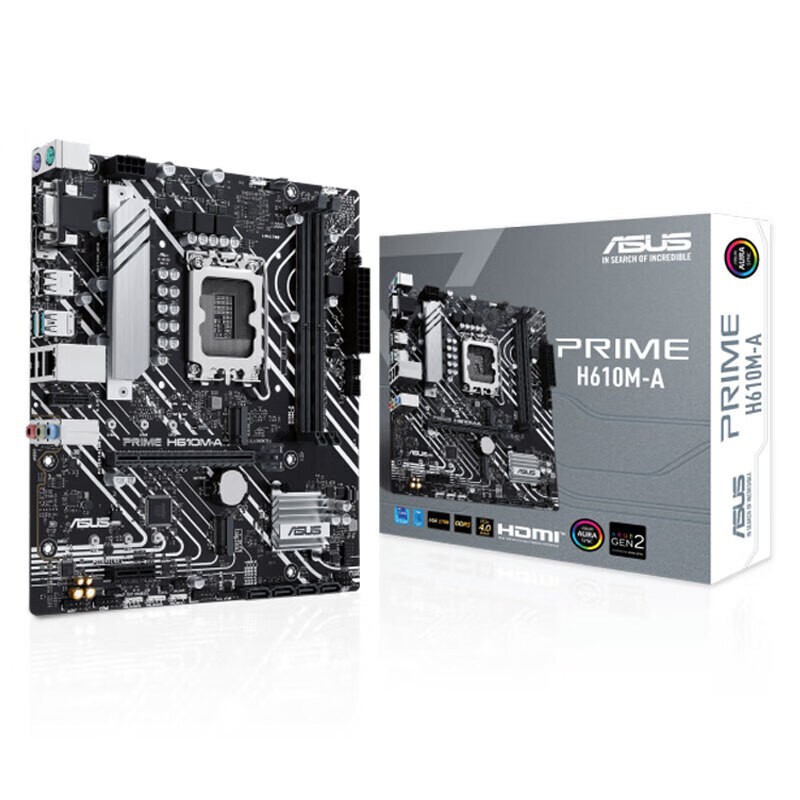 Asus PRIME H610M-A DDR5 desktop computer motherboard applicable to i3/12 generation CPU processor