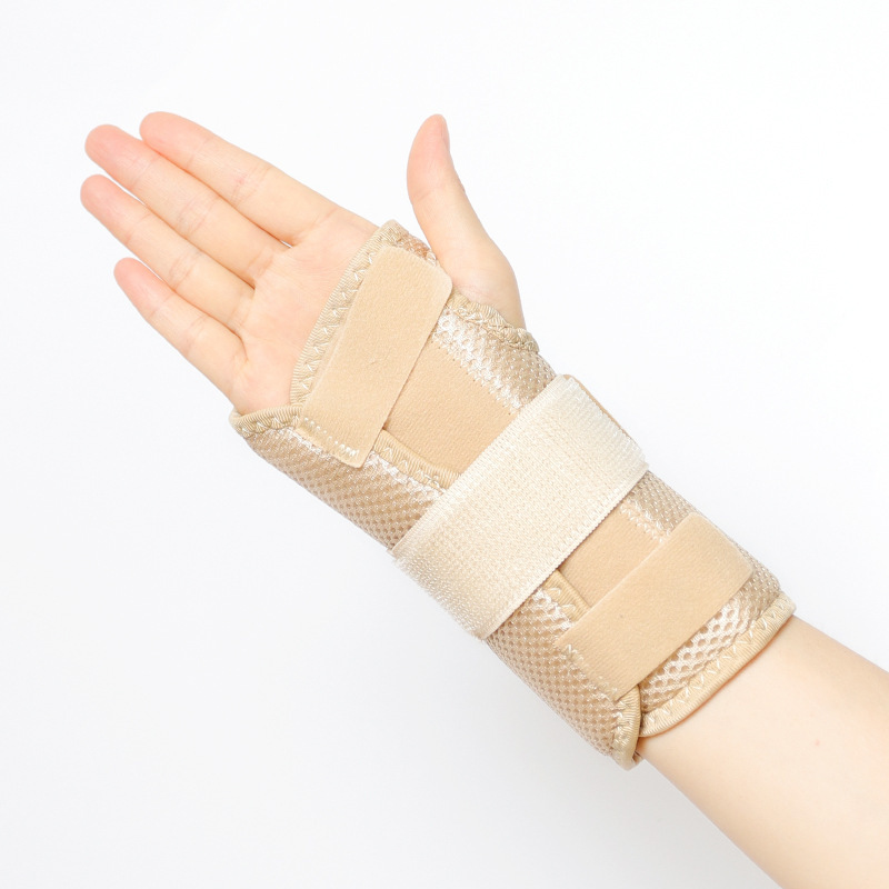 Protector de muñeca deportivo, placa de aluminio de soporte y fijación, brazalete de muñeca para hombres, protector de mano para mujeres, anti-torsión