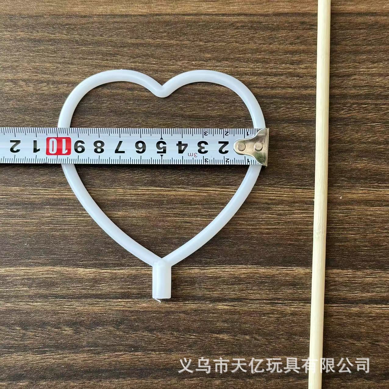 ハート型ペンダントサークル魔法の杖サークルアクセサリーサークルプラスチックプラスチック手織りモールド DIY 愛