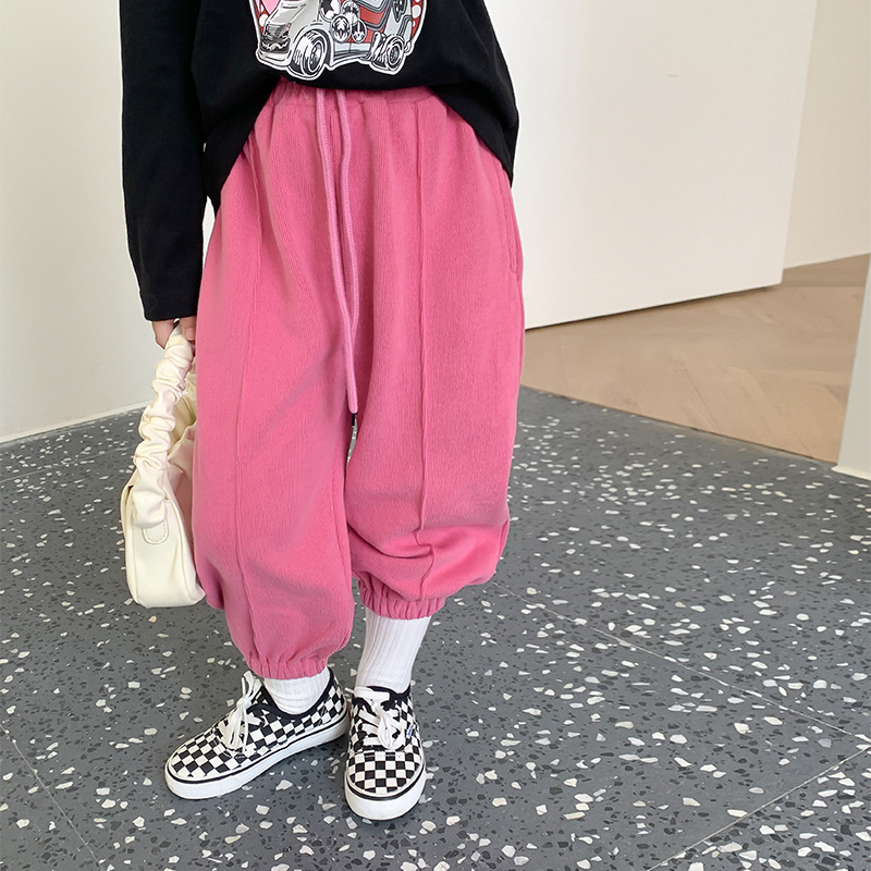 Pequeño Maven grueso forrado de lana pantalones de niños europeos y americanos pantalones de invierno cálido pantalones de niños pantalones casuales para el hogar image 8